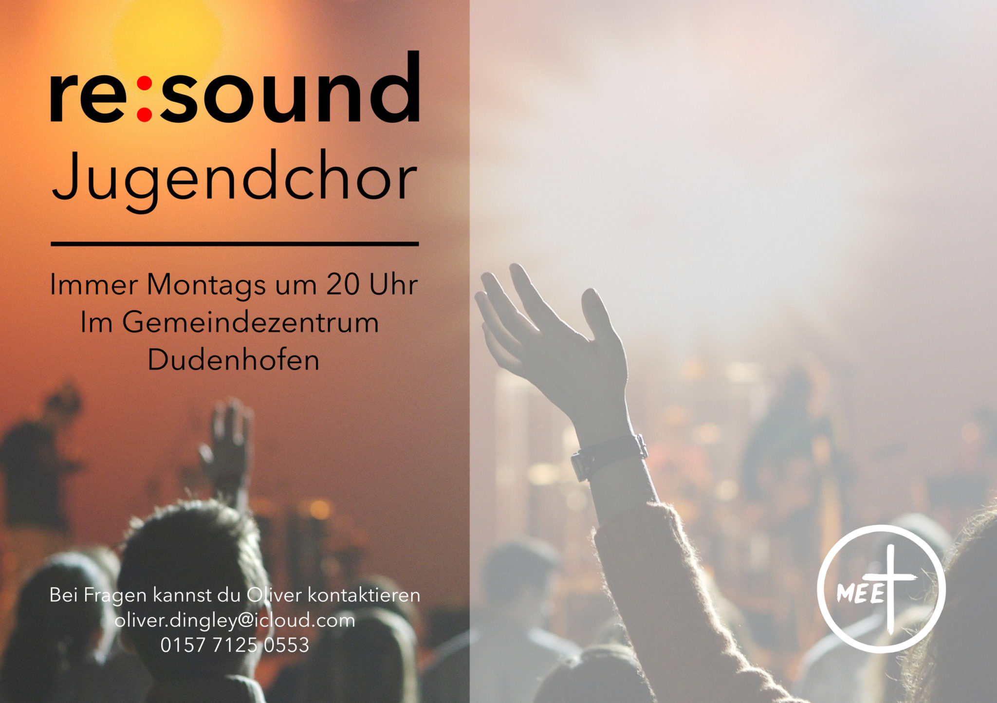 re:sound Jugendchor flyer